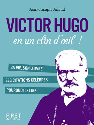 cover image of Petit livre de--Victor Hugo en un clin d'oeil